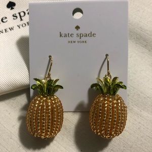 Kate Spade Pineapple Earrings 🍍🍍